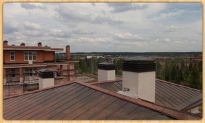 Ламельные флюгарки, четырехскатные