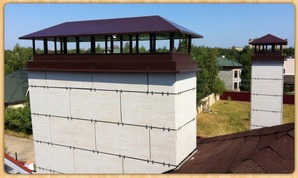 Флюгарки с отражателями.