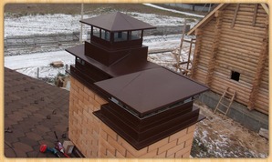 Угловая флюгарка по спецзаказу.