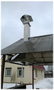 Вытяжка из нержавейки